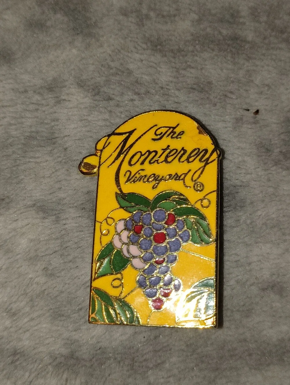 Yellow Grapes Enamel Pin